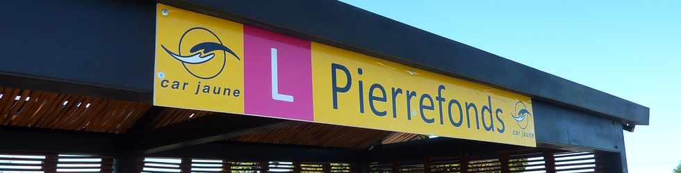 Pierrefonds - Nouvel arrêt car Jaune Bois de goyavier - Ligne L - Août 2013