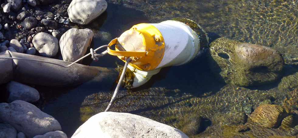 25 aot 2013 - Rivire St-Etienne - Travaux d'interconnexion des primtres irrigus du Bras de Cilaos et du Bras de la Plaine - Pompage