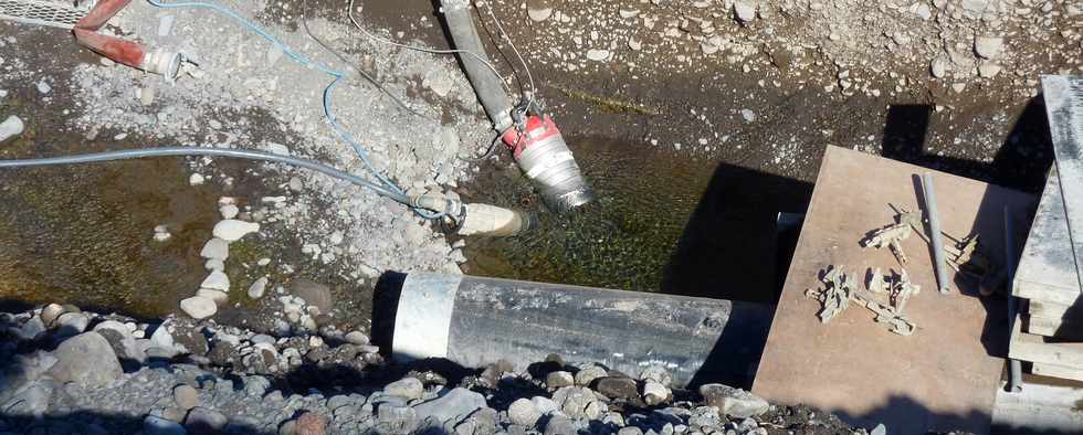 Sept 2013 - Rivire St-Etienne - Chantier interconnexion des primtres irrigus -