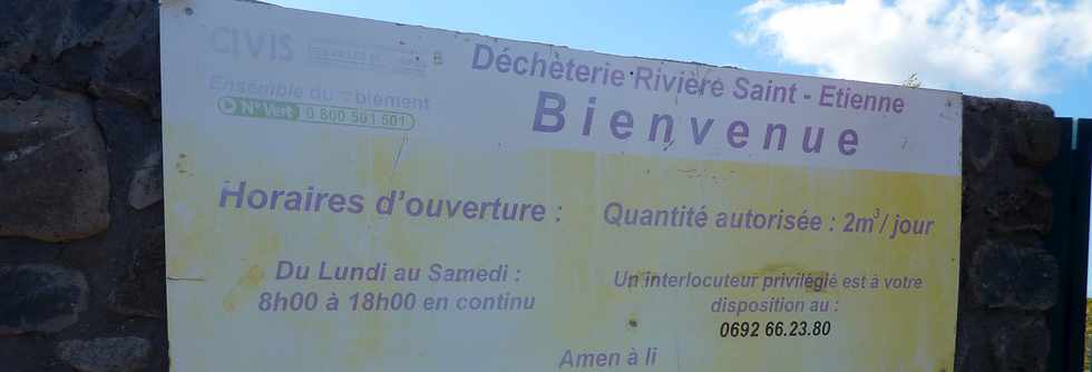 Sept 2013 - St-Pierre - Rivière St-Etienne - Déchéterie