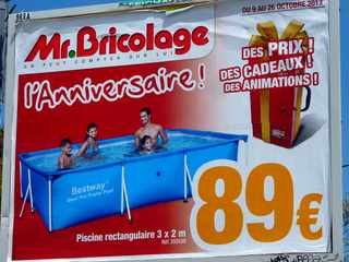 Pub octobre 2013 - Piscine Mr Bricolage