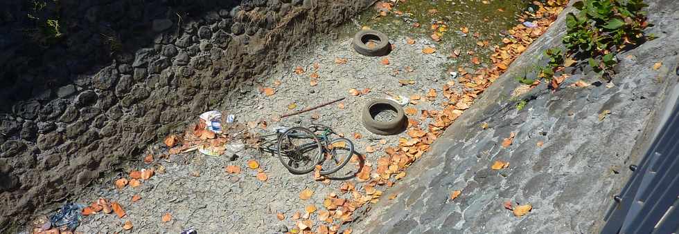 Dtritus dans le canal Sorma - St-Pierre