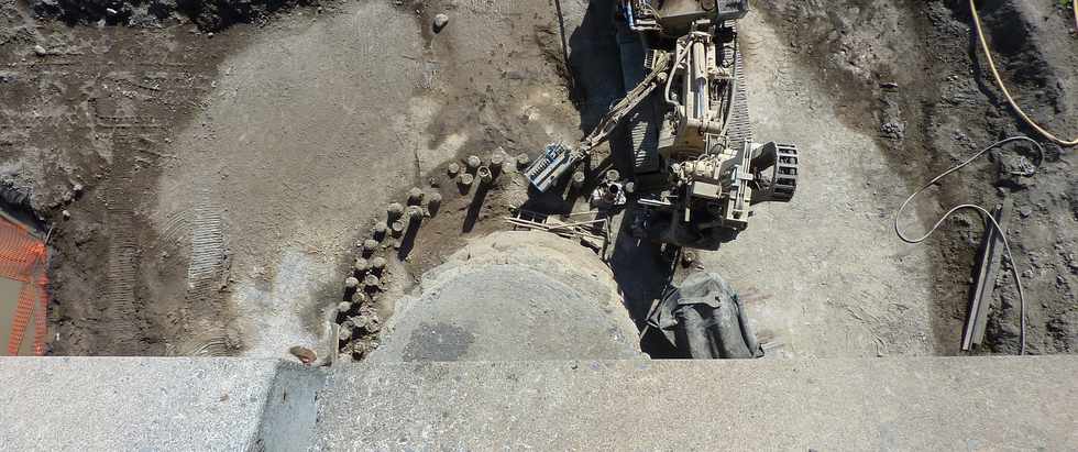 Oct 2013 - Ancien pont  riv St-Etienne - Travaux sur pile 5