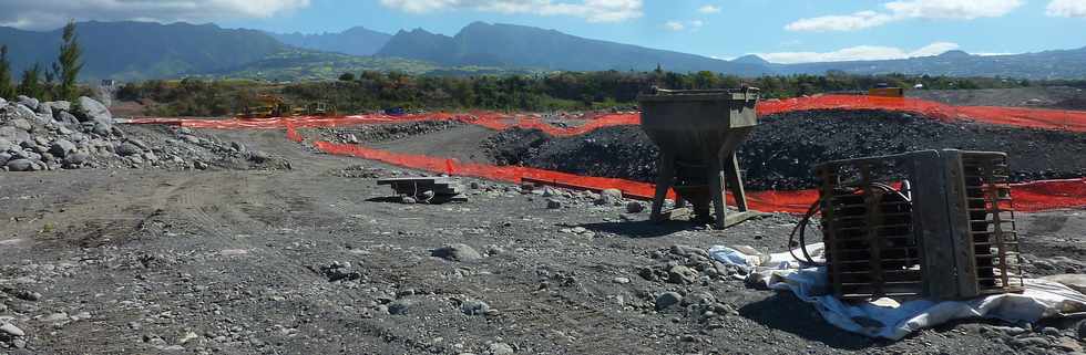 Oct 2013 - Chantier de l'interconnexion des primtres irrigus Bras de la Plaine - Bras de Cilaos -