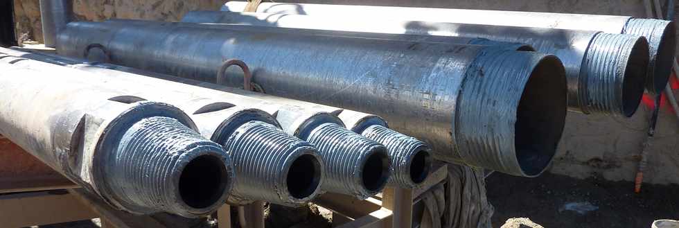 Oct 2013 - Ancien pont sur la rivire St-Etienne -Travaux piles 5-