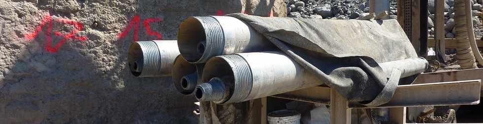 Oct 2013 - Ancien pont sur la rivire St-Etienne -Travaux piles 5