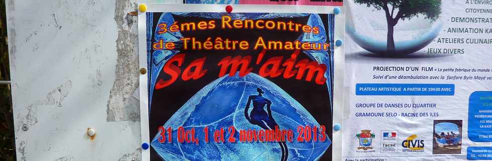 Oct 2013 - St-Pierre - Rencontres de théâtre amateur Sa m'aim