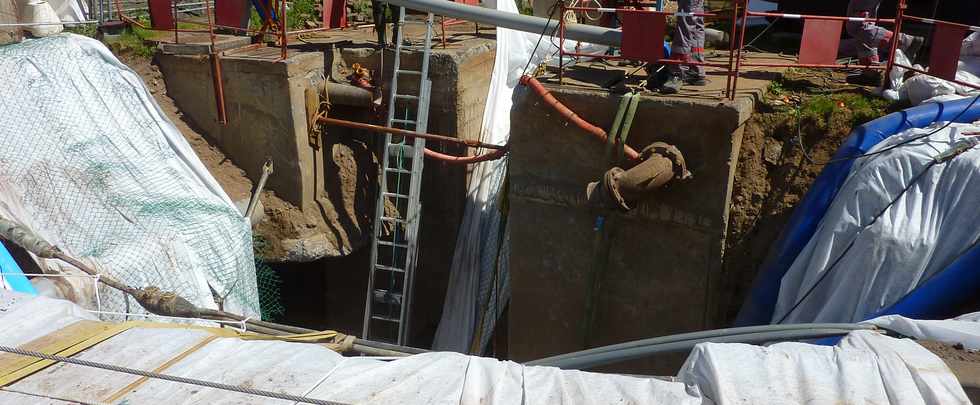 20 novembre 2013 - St-Pierre - Hydrotech -Travaux sur le bd Hubert-Delisle