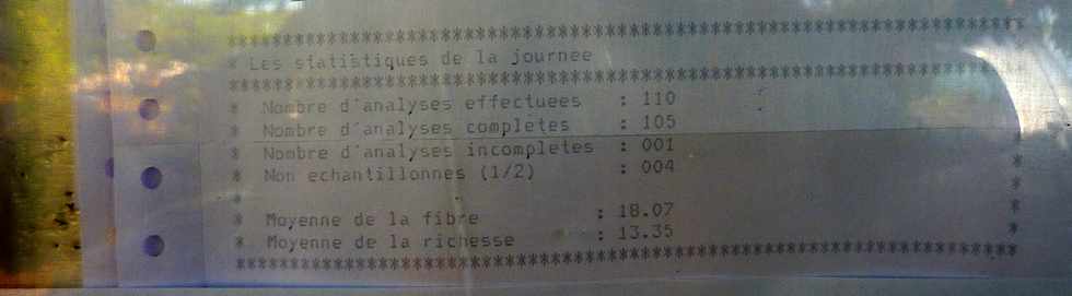 5 dcembre 2013 - Dernier jour de campagne sucrire  la balance des Casernes  - Statistiques CTICS