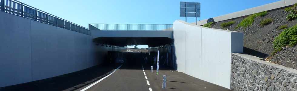 5 décembre 2013 - inauguration du PIPO - Passage inférieur en portique ouvert - Rivière St-Etienne  -