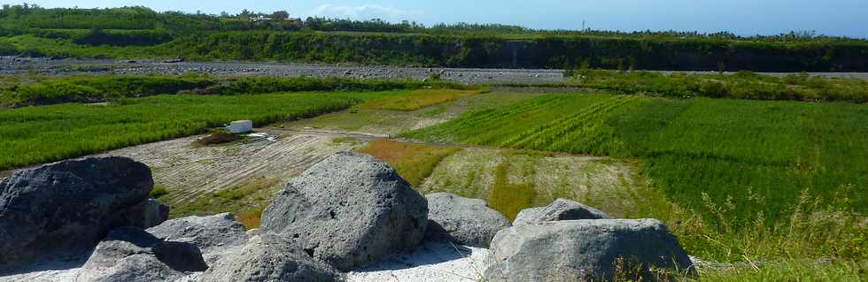 Janvier 2014 - Chantier de l'interconnexion des primtres irrigus du Bras de la Plaine et du Bras de Cilaos -