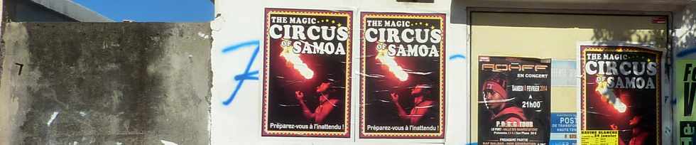 Le magic circus of Samoa  St-Pierre - Janvier 2014