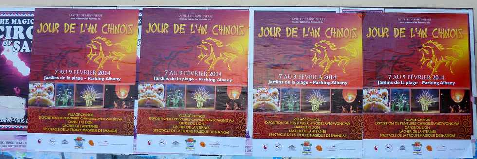 31 janvier 2014 - St-Pierre - Affiche jour de l'an chinois