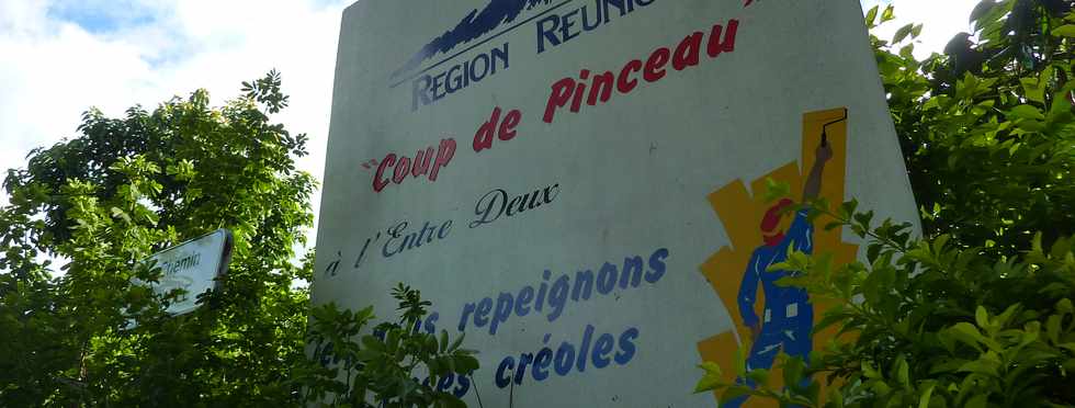 23 fvrier 2014 - Entre-Deux - Opration Coup de pinceau - cases croles