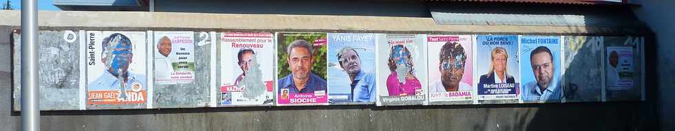 19 mars 2014 - St-Pierre - Grands Bois - Panneaux électoraux mairie annexe
