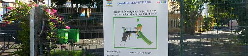 6 avril 2014- St-Pierre - Aire de jeux école maternelle Zac Banck