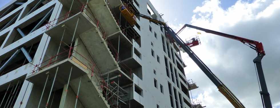 15 mai 2014 - St-Paul - Chantier de la Mdiathque Cimendef