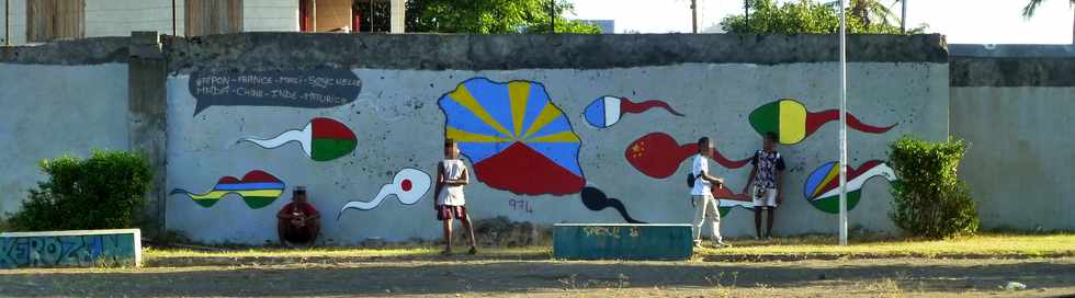 15 mai 2014- St-Paul - Drapeaux la Runion