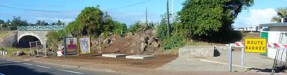 8 juin 2014 - St-Pierre - Travaux d'assainissement à la Ravine Blanche