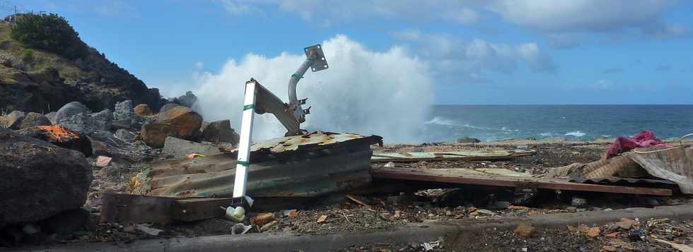 22 juin 2014 - St-Pierre - Houle - Terre Sainte - Promenade des Alizs - Pointe du Gouffre