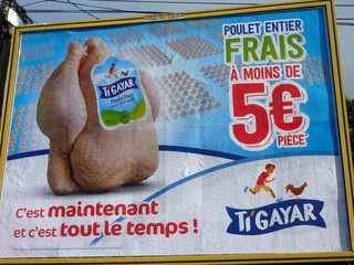 25 juin 2014 - St-Pierre - Pub Ti'Gayar poulet  moins de 5 euros