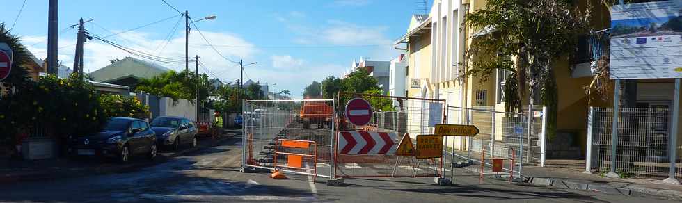 25 juin 2014 - St-Pierre - Travaux TCSP rue du Pre Favron