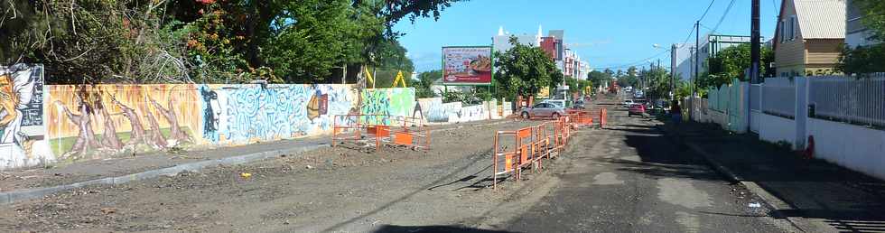 25 juin 2014 - St-Pierre - Ravine Blanche - Rue Pre Favron - Travaux TCSP