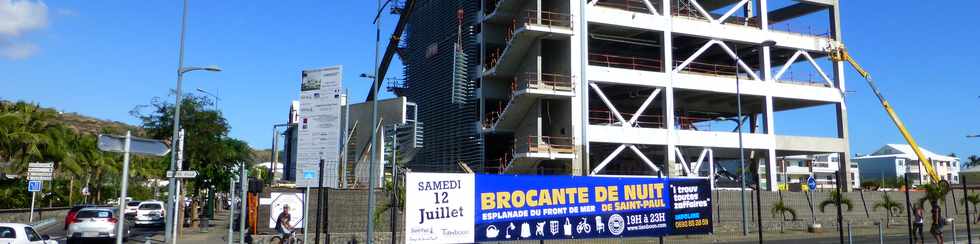 4 juillet 2014 - St-Paul - Chantier mdiathque Cimendef