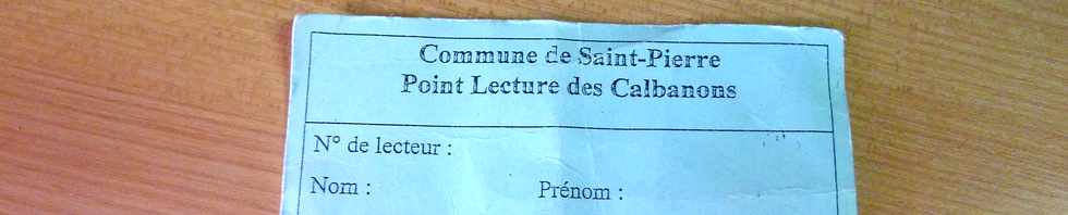 6 juillet 2014 - St-Pierre - Grands Bois - Saknoufé - Point lecture des Calbanons