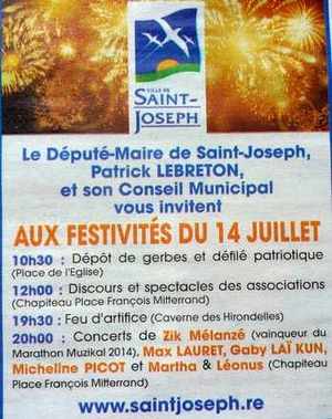 14 juillet 2014  St-Joseph