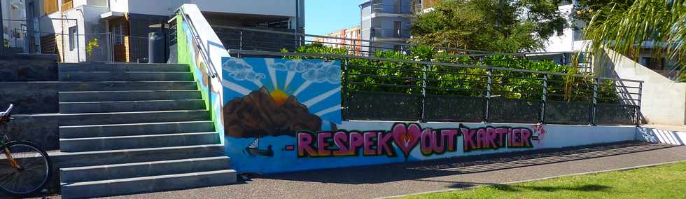 31 août 2014 - St-Pierre - Ravine Blanche - Parc Urbain - Graff de l'asso Asphalte