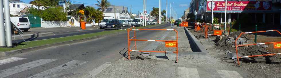 31 aot 2014 - St-Pierre - Boulevard Hubert-Delisle - Suppression de la piste cyclable ?