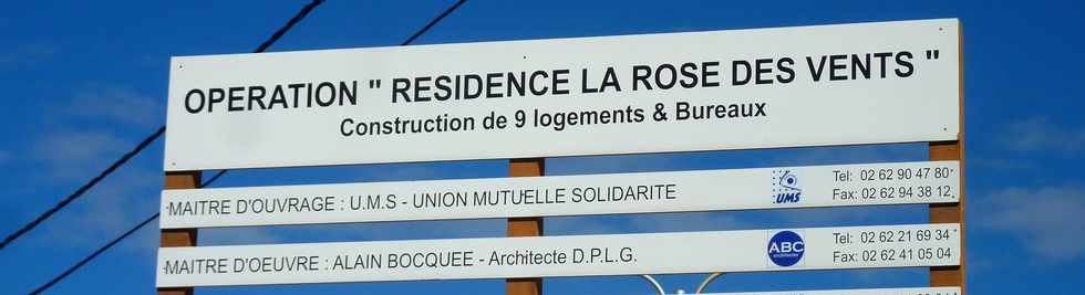 31 août 2014 - St-Pierre - Boulevard Hubert-Delisle - Opération Résidence La Rose des vents
