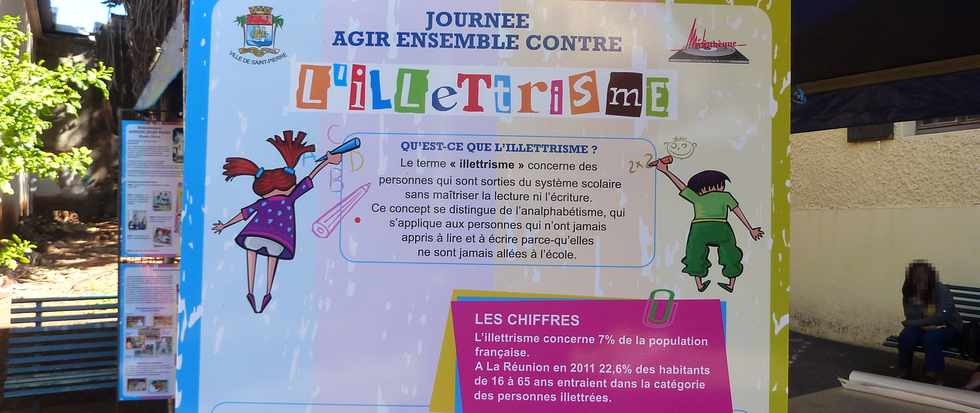 10 septembre 2014 - St-Pierre - Médiathèque - Journée contre l'illettrisme