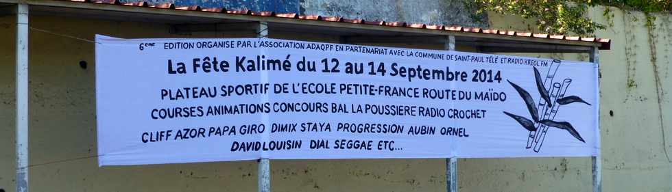 12 septembre 2014 - St-Paul - le Guillaume  -Fête Kalimé 2014