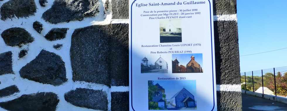 12 septembre 2014 - St-Paul - Eglise Saint-Amand du Guillaume  -