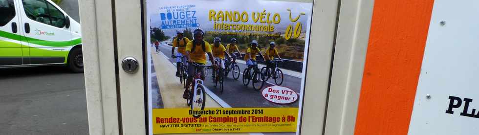 19 septembre 2014 - St-Paul - Affiche Rando vélo du TCO