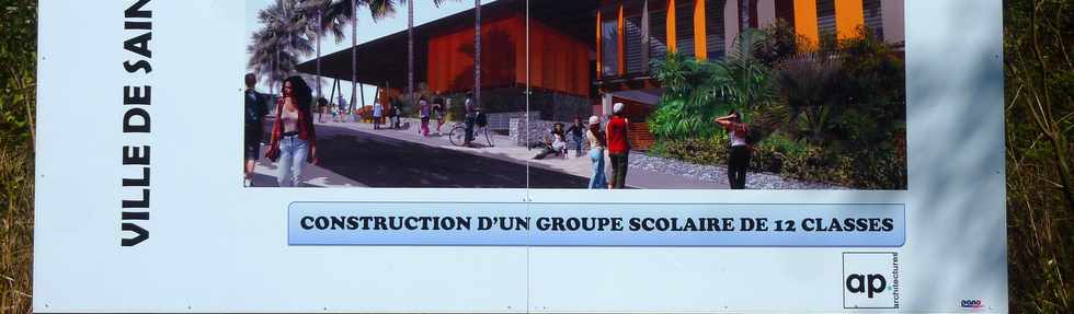 5 octobre 2014 - St-Pierre - Construction d'un nouveau groupe scolaire à Bois d'Olives