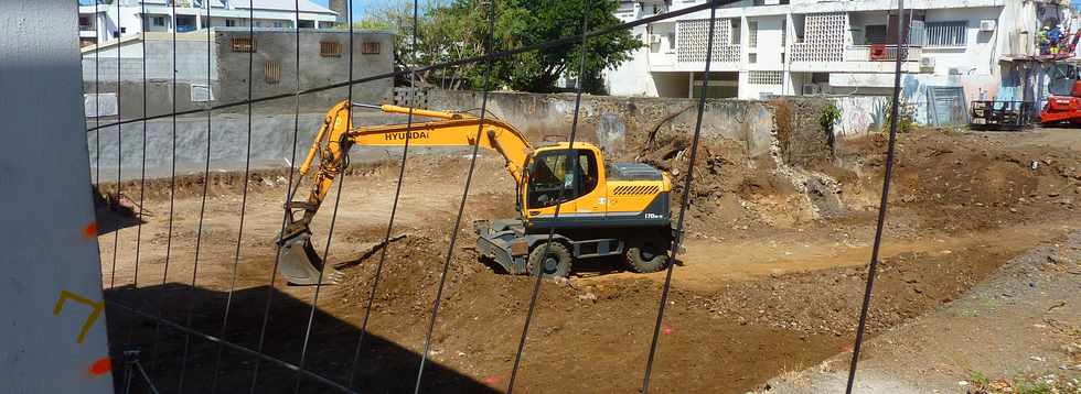 8 octobre 2014 - St-Pierre - ZAC du Mail - Chantier Htel Le Saint-Pierre -