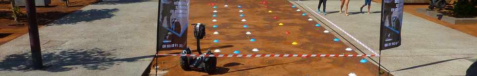 22 octobre 2014 - St-Pierre - Remise des dossards du Grand Raid - Segway