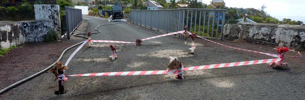 26 octobre 2014 - St-Pierre - Pont sur la ravine des Cafres - Travaux -