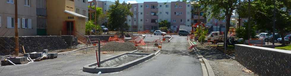 5 novembre 2014 - St-Pierre - Rue du Pre Favron -Travaux TCSP