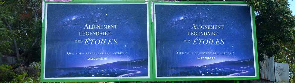 9 novembre 2014 - St-Pierre - Ligne Paradis  - Pub Alignement lgendaire des toiles