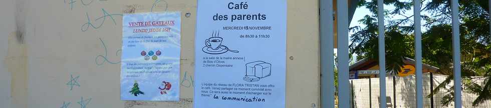 28 novembre 2014 - St-Pierre - Café des parents à Bois d'Olives
