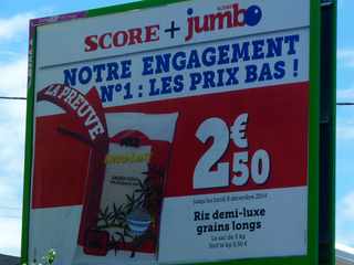 2 dcembre 2014 - St-Pierre - Pub Score Jumbo riz