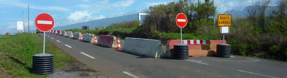 19 janvier 2015 - St-Pierre - Travaux entre ouest du TCSP