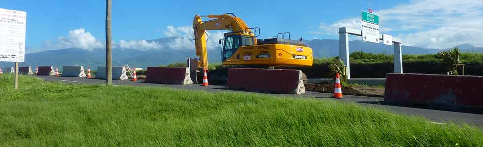 29 janvier 2015 - St-Pierre - Chantier entre ouest TCSP