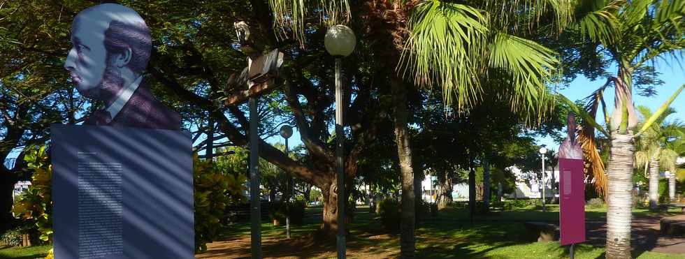 15 fvrier 2015 - St-Pierre - Panneaux sur la place de la mairie - Furcy