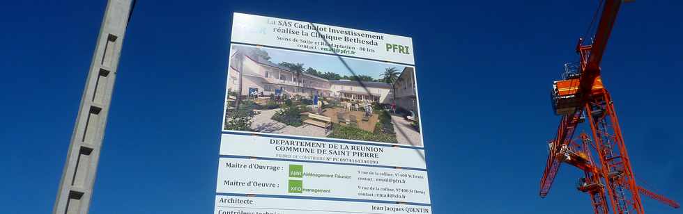 15 fvrier 2015 - St-Pierre - Pierrefonds - Chantier Clinique Bethesda