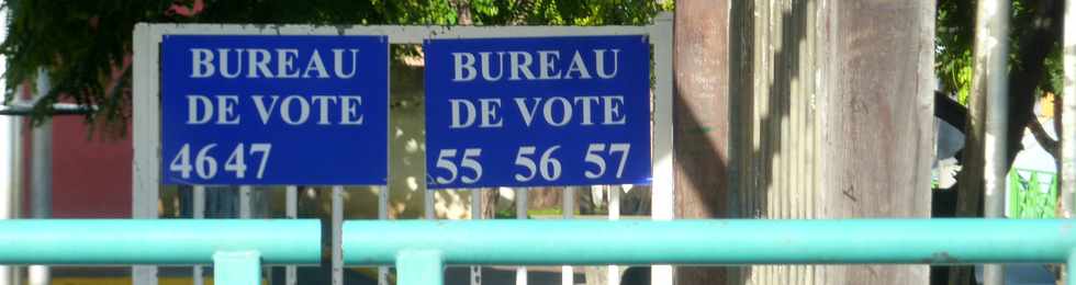 22 mars 2015 - St-Pierre - Ligne Paradis - Bureaux de vote